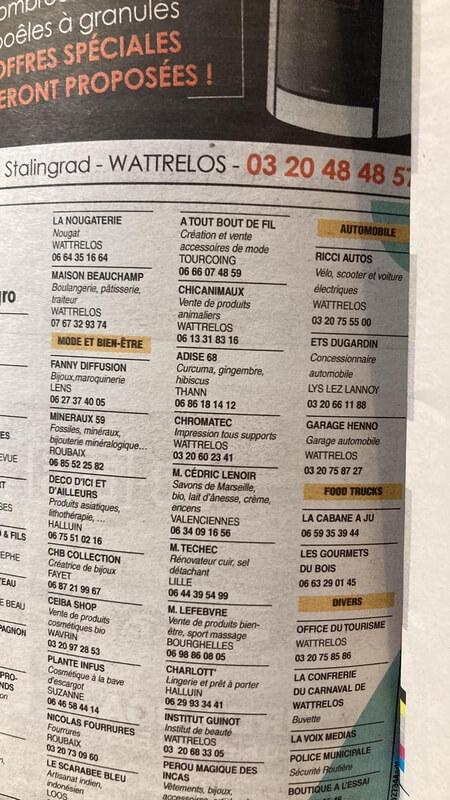 Journal salon commercial wattrelos 2021