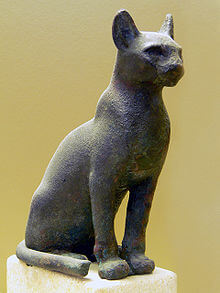 Statuette de chat egypte antique 1